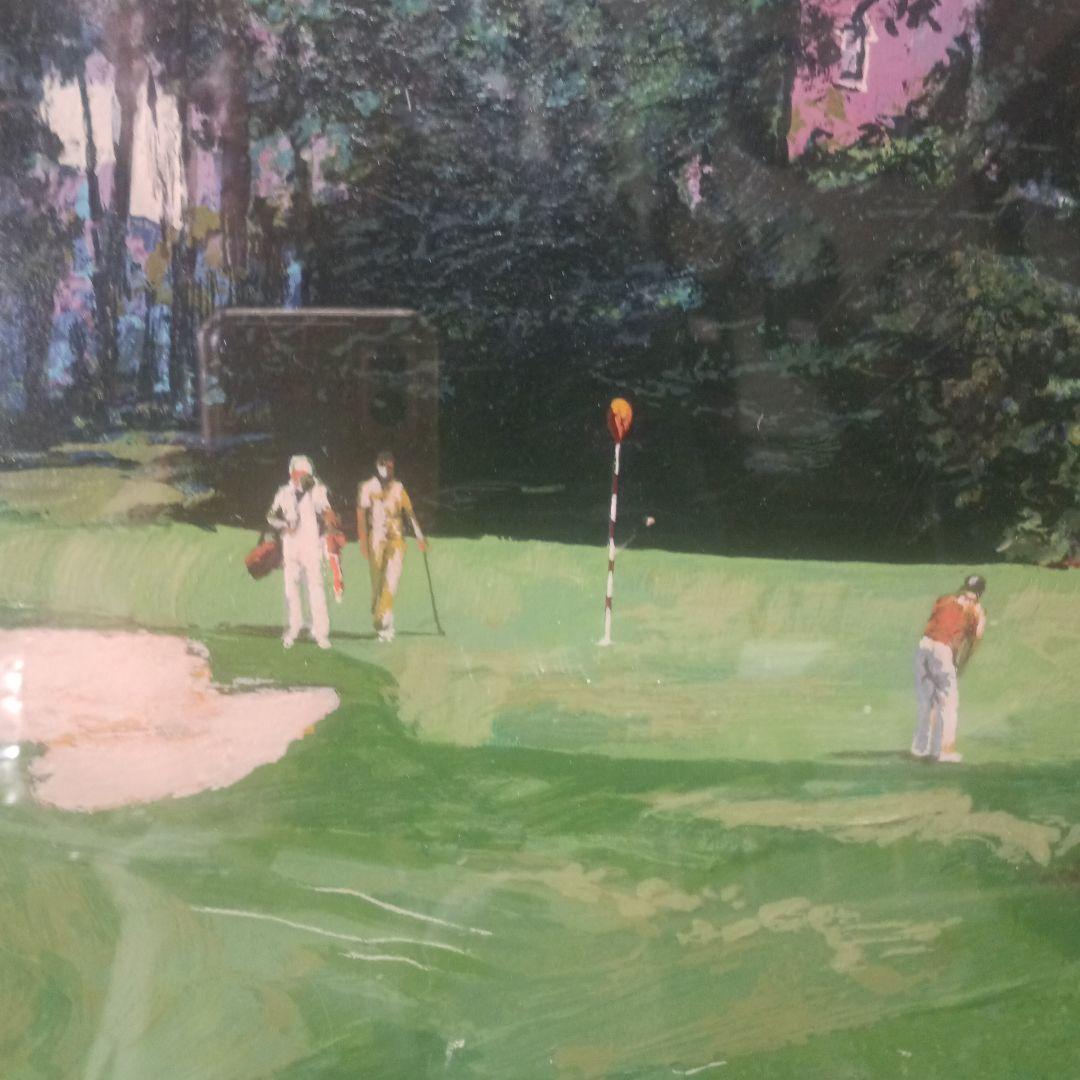 4560）マークキング　リトグラフまたはシルクスクリーン「アプローチ」額装