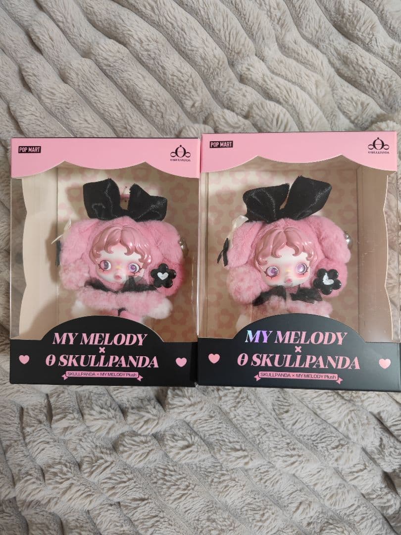 POP MART MY MELODY x SKULLPANDA 2体セット