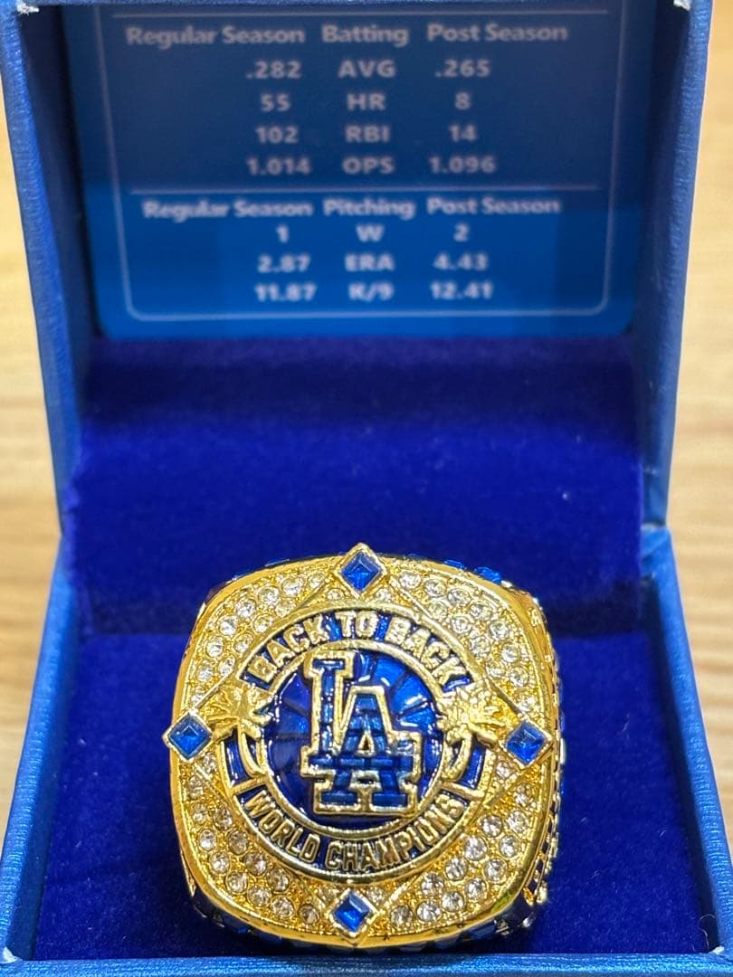 ⭐完全一点限定⭐【入手困難セット】大谷翔平 2025世界一リング厳選3点特別構成