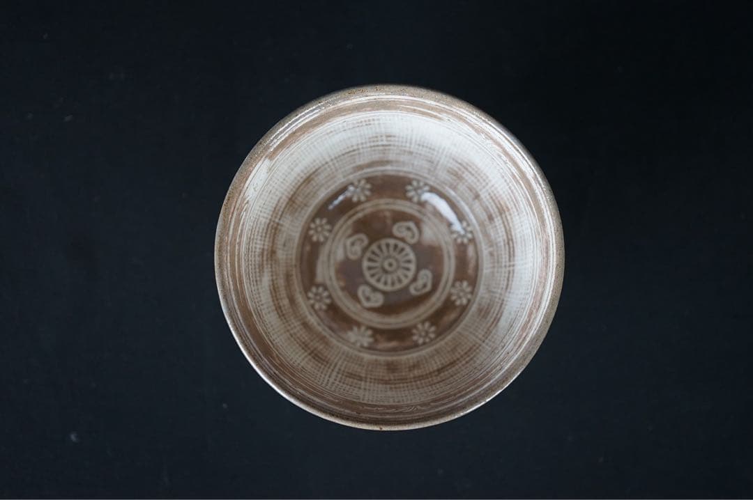 佐藤輝尚 黒石窯 三島暦手 数茶碗 6客 共箱 茶道具