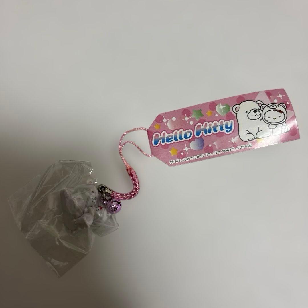 ご当地キティ 根付け ストラップ 水族館 シロクマ親子