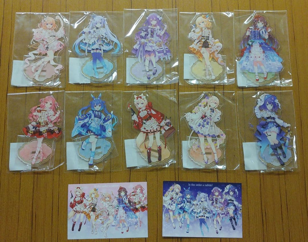 ご注文はうさぎですか?アトレ秋葉原　アクリルスタンドフルセット