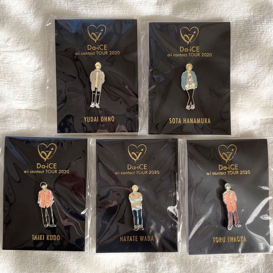 Da-iCE a-i contact TOUR 2020 グッズ ピンバッジ