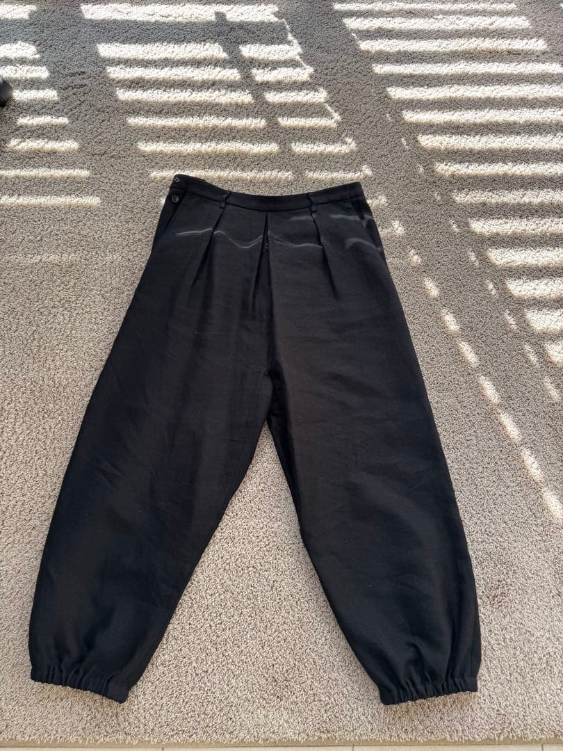 SAINT LAURENT ブラック サルエルパンツ