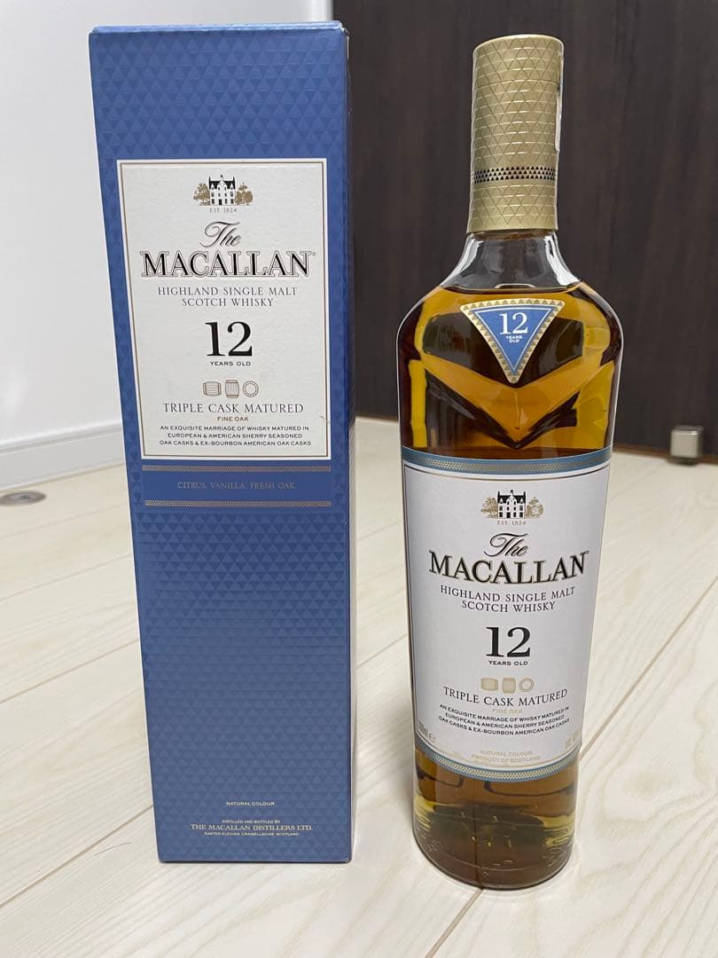 The Macallan 12年 トリプルカスク　700ml