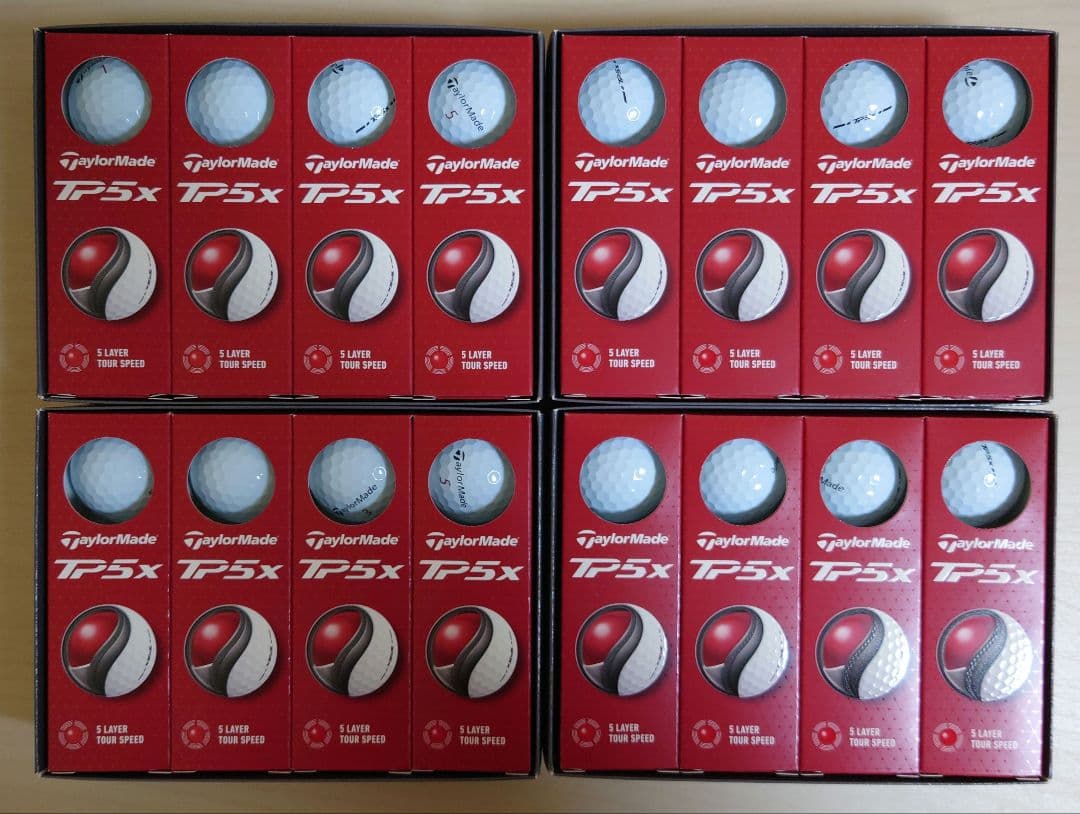 TaylorMade TP5x ゴルフボール 4ダース48個セット