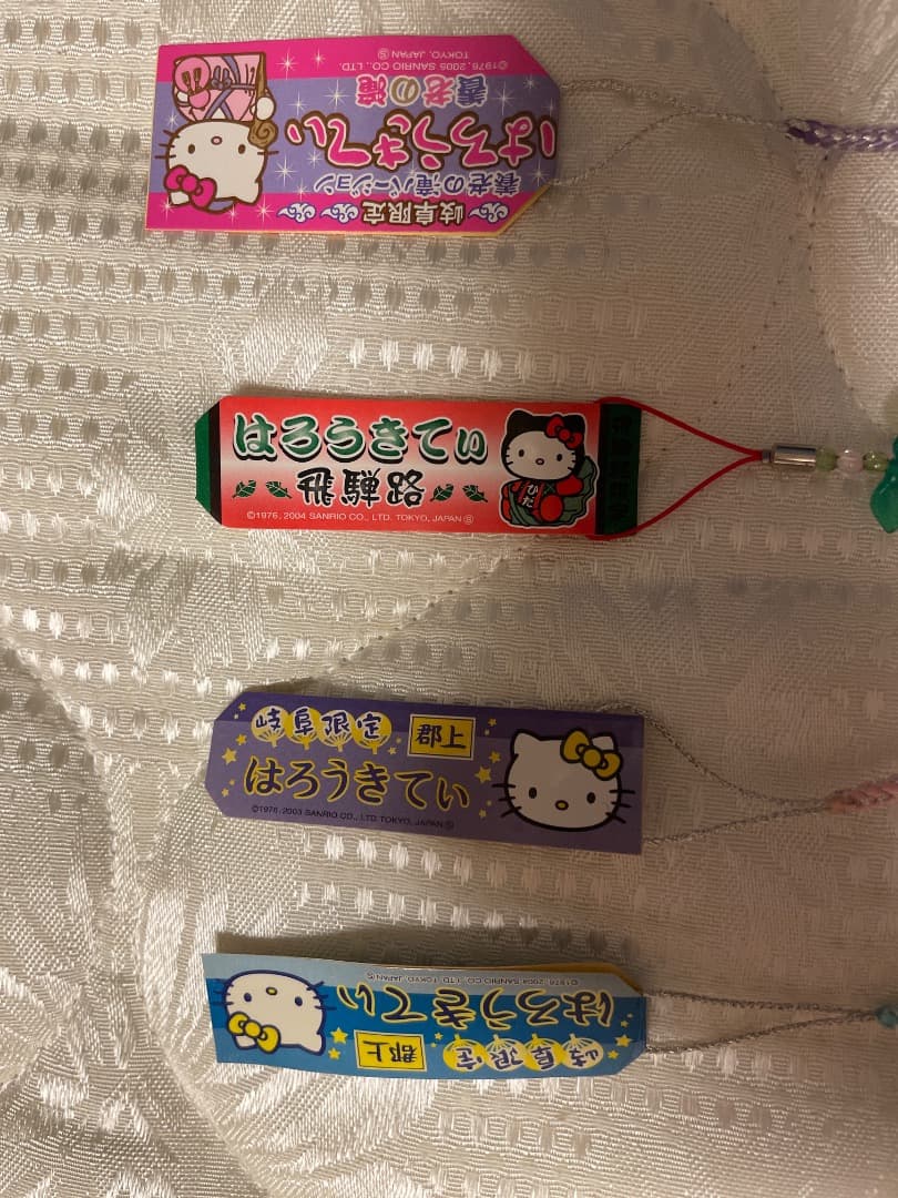 岐阜　ハローキティ ストラップ 4個セット