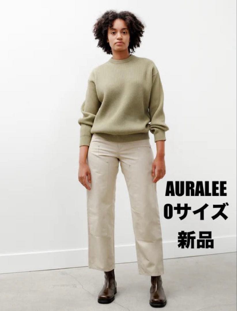【新品】AURALEE COTTON OILED CANVAS PANTS