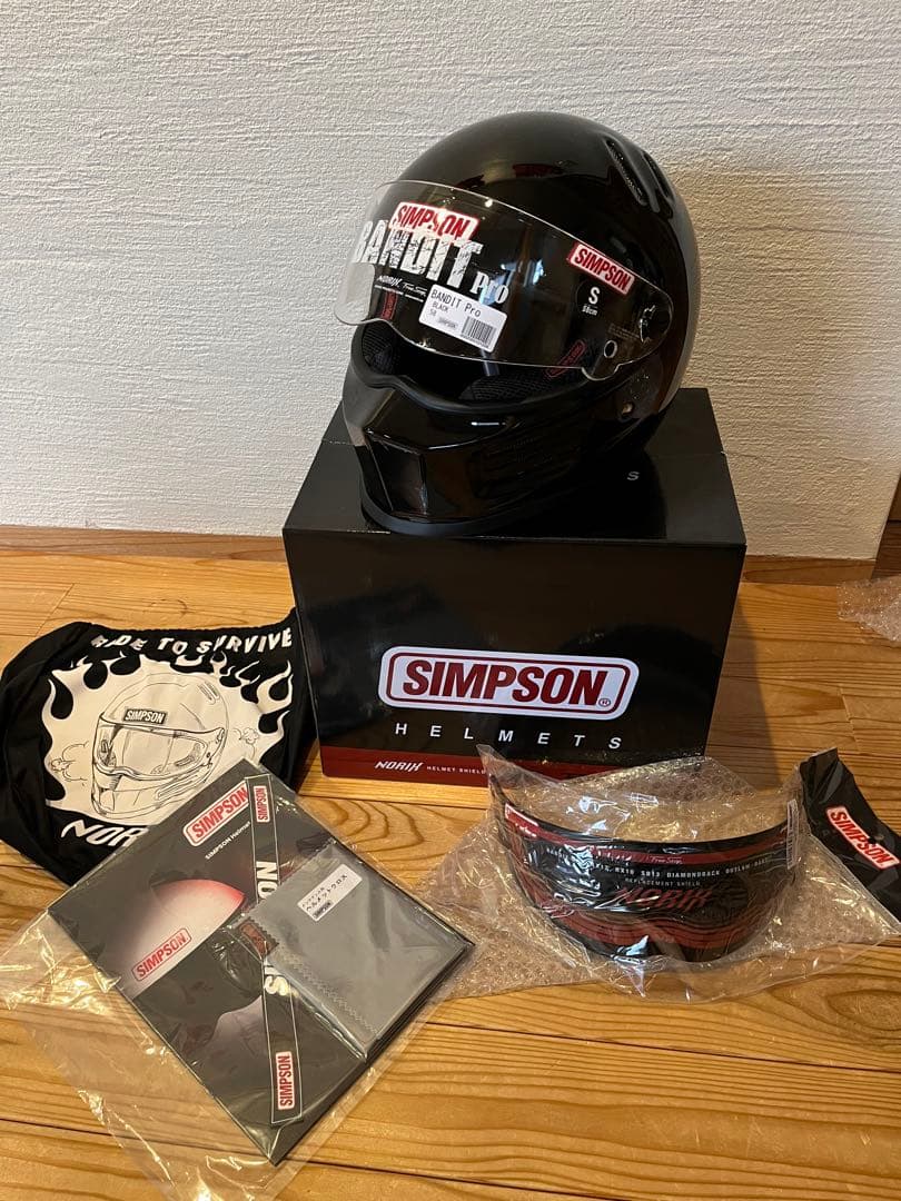 Y*u様 [新品]SIMPSON バンディットプロ58cm ブラック　スモークシ