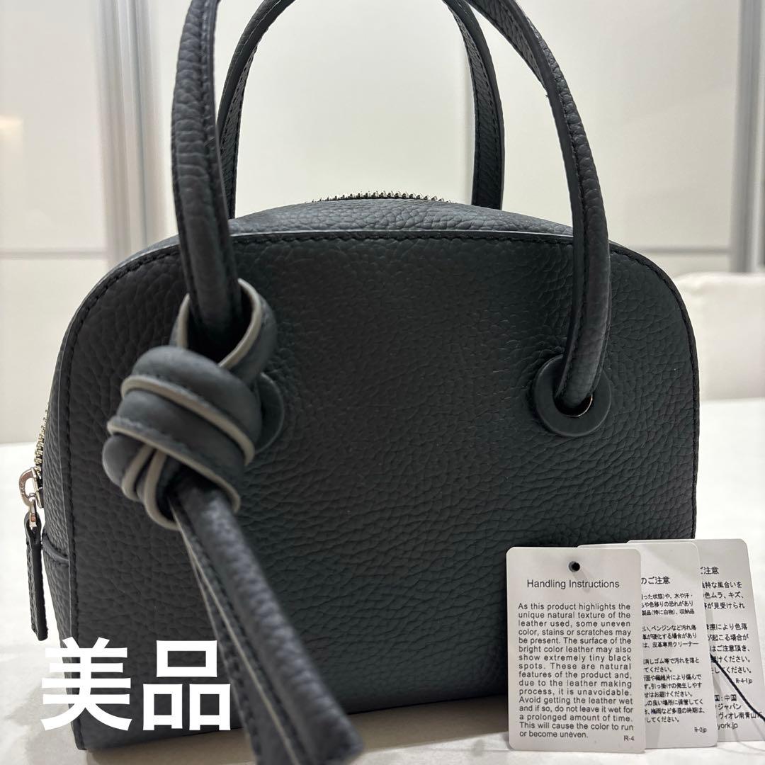 美品 VASIC APERO MINI MINI ハンドバッグ ブラック