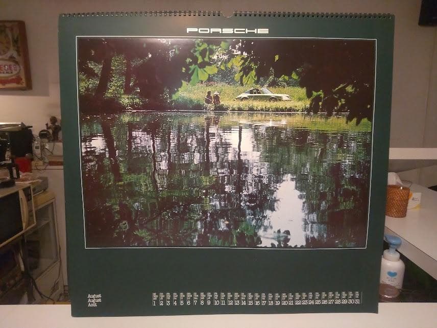 非売品★昭和レトロ★ドイツ製★1979年 PORSCHE ポルシェ カレンダー