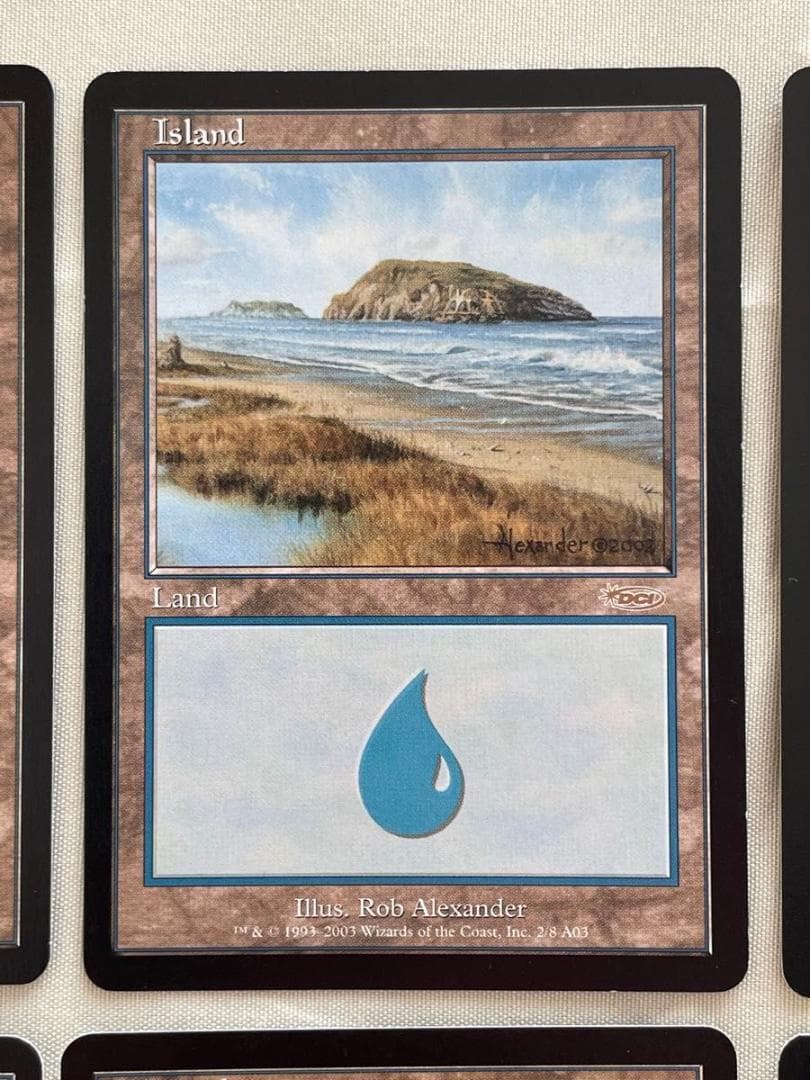 MtG 基本土地 島/ (オンスロート版アリーナランド) 8枚セット