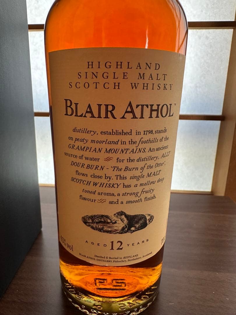 ブレアソール　12年　ウイスキー　花と動物シリーズ