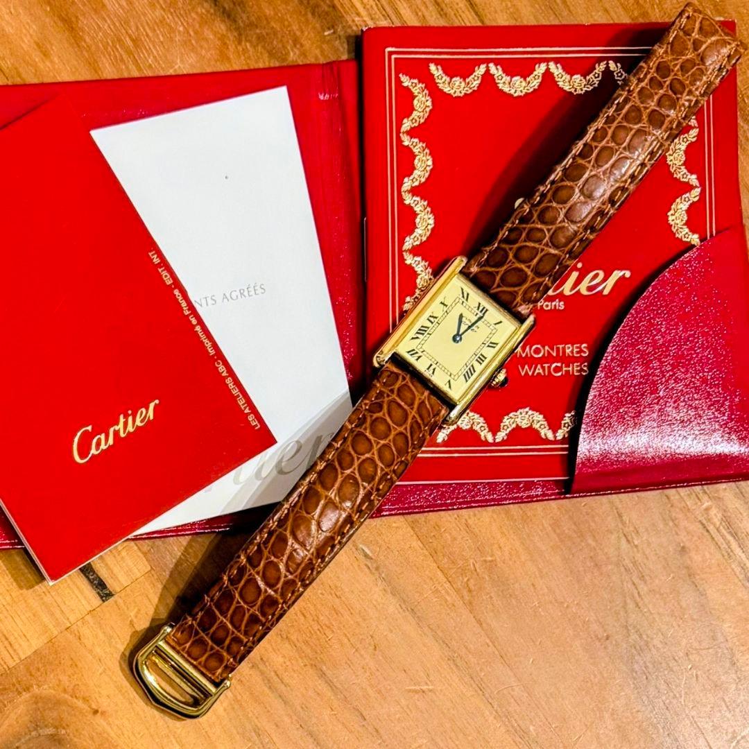 K*y様 Cartier カルティエ マストタンク LM クォーツ 保証書 純正