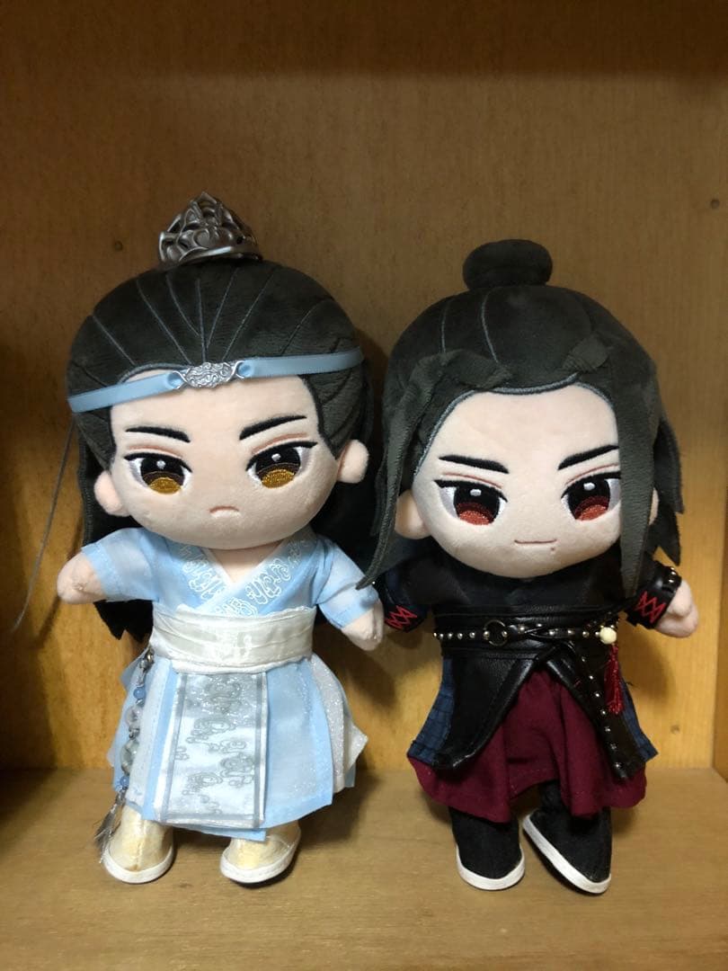 魔道祖師 魏無羨・藍忘機 20cm ぬいぐるみ 2体セット 中国公式正規品