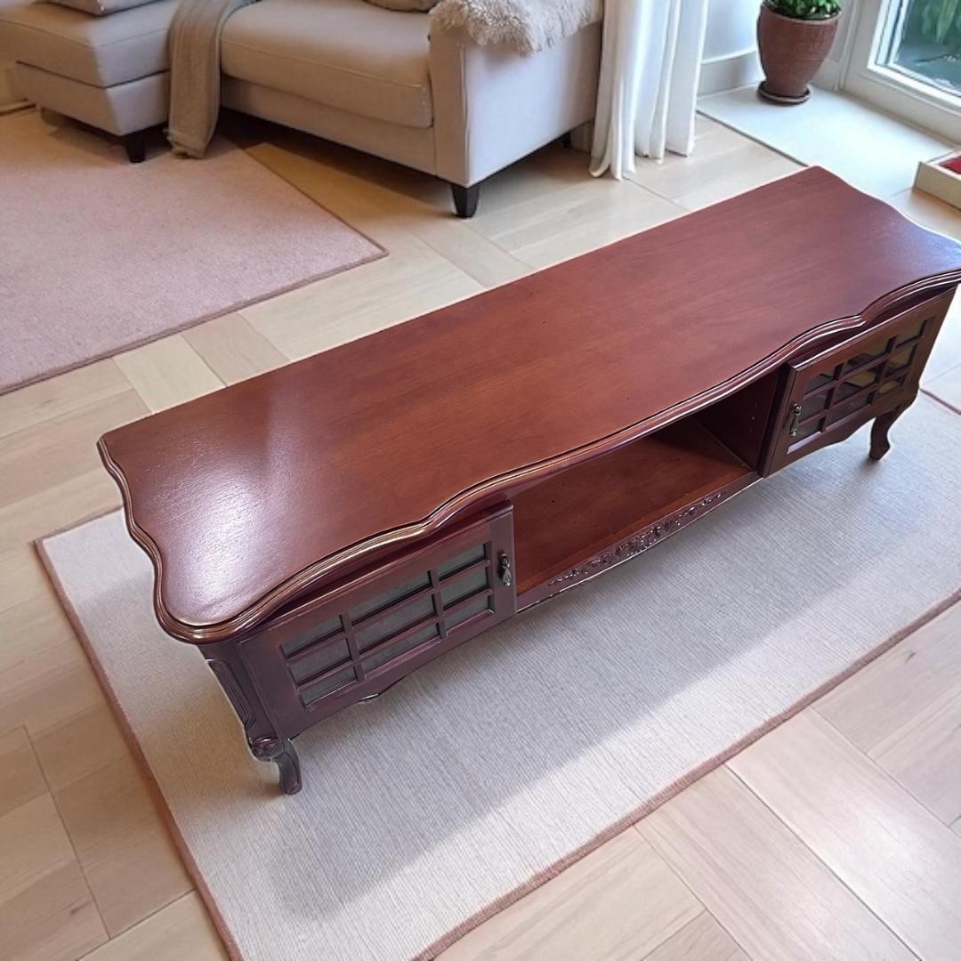 ガント　 リビングボード　 猫脚　　テレビ台　ボード 　ラック　幅　139cm