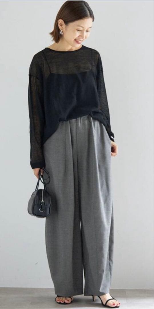 新品　IENA イエナ　コクーンパンツ　36 グレー　タグ付き　完売品