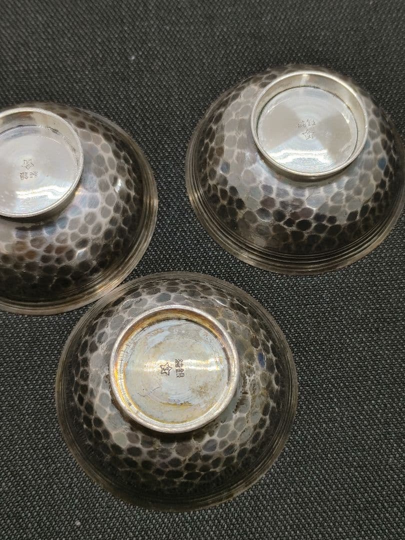 ☆ 純銀 SILVER ☆ 銀盃 銀杯 銀製品 他 ☆5点☆重量約108グラム