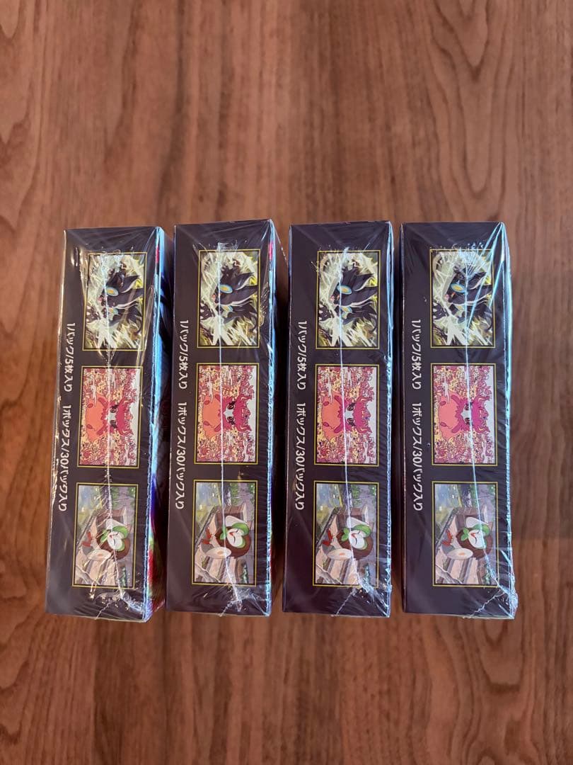 ポケモンカードゲーム　ムニキスゼロ　シュリンク付き4BOX