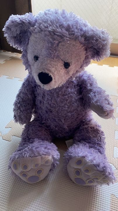 ダッフィー ぬいぐるみ　パープル