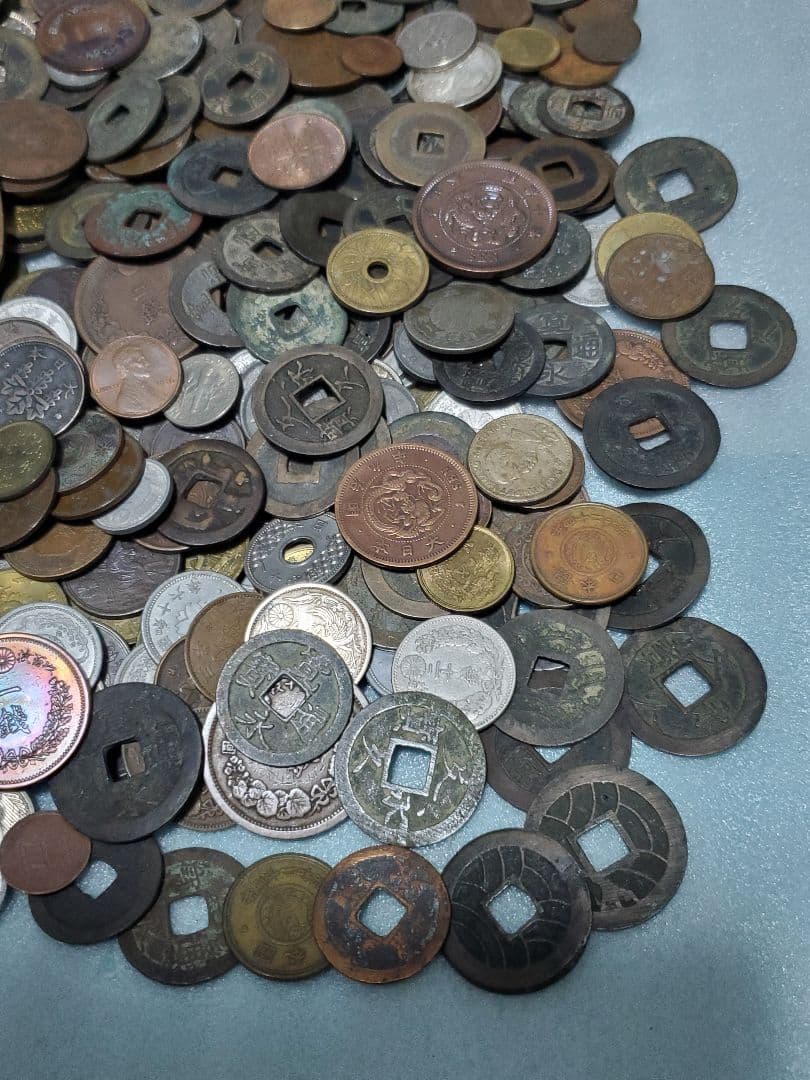 古銭 銀貨 雑銭　たっぷり約３１００g　まとめ売り