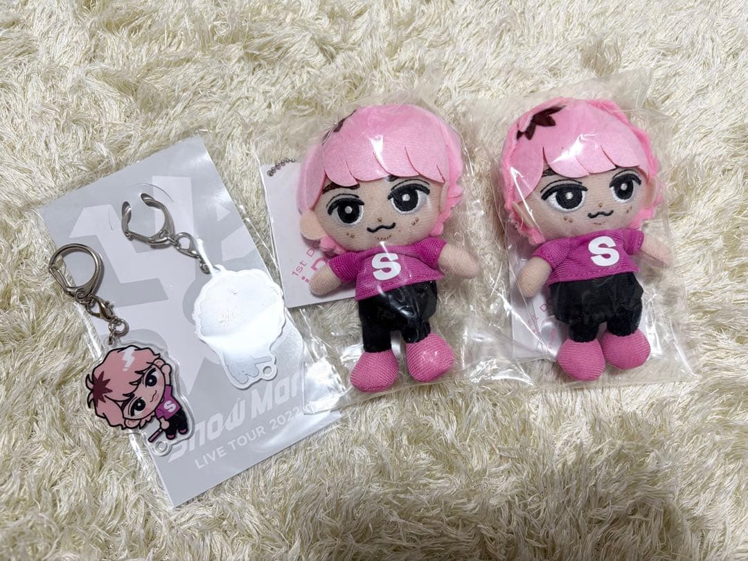 Man 佐久間大介 ぬいぐるみ ぶら下がりキーホルダー 4点セット