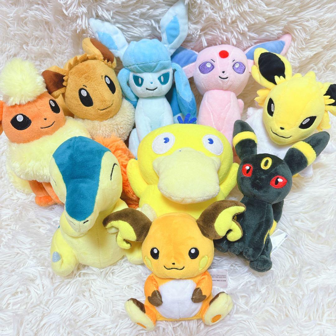 【限定品】ポケットモンスター　ポケモン　ぬいぐるみ　9体セット