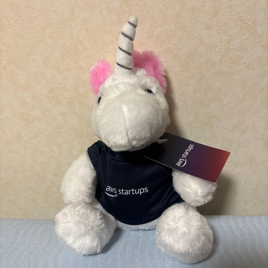 aws startups amazon ユニコーン　ぬいぐるみ