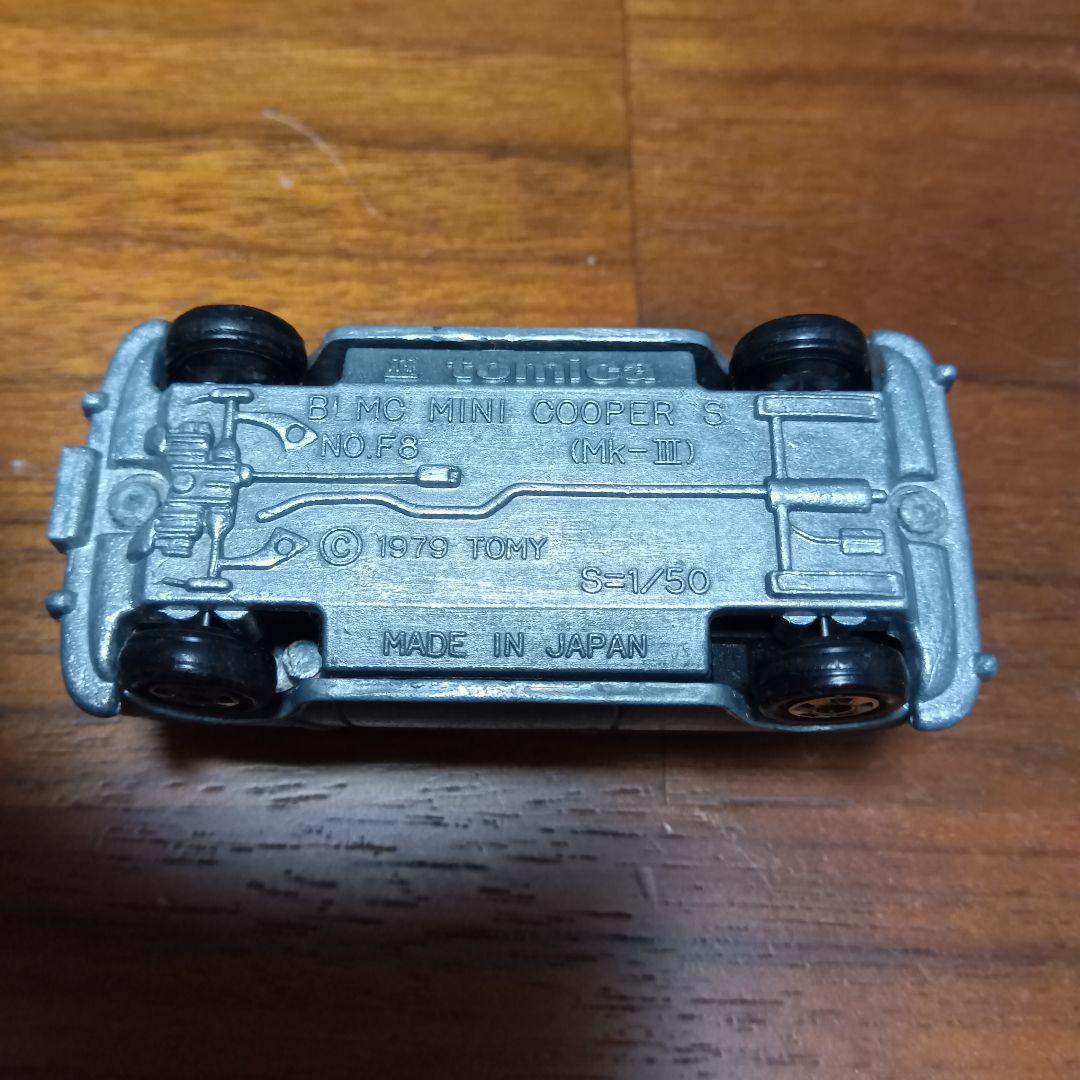 トミカ 青箱 ミニクーパーS 無塗装 日本製