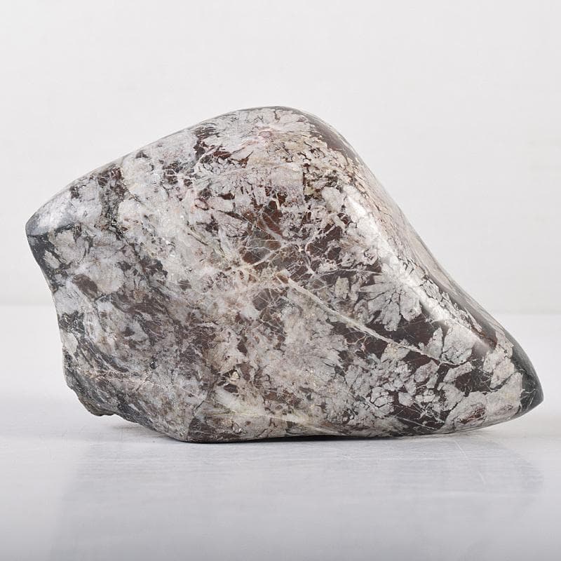 天然石　鑑賞石　菊花石　置物　重さ約1010g　V　R8516