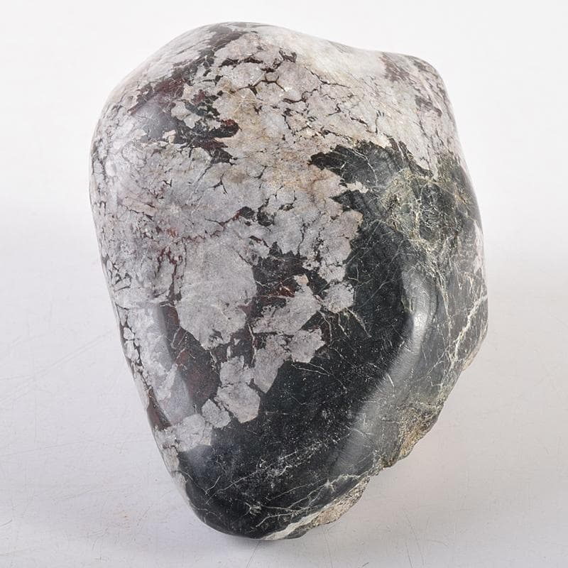 天然石　鑑賞石　菊花石　置物　重さ約1010g　V　R8516