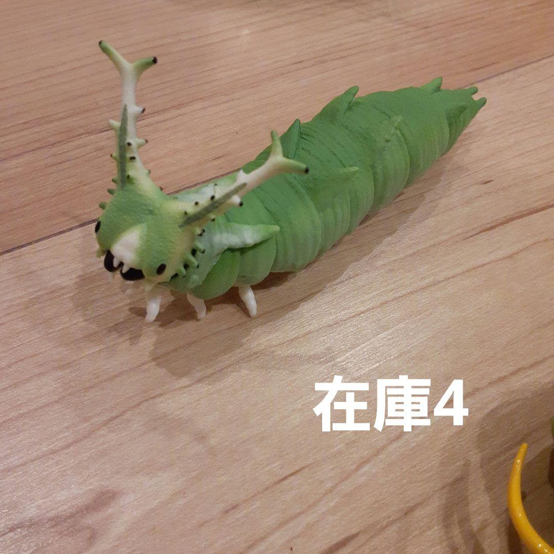 イモムシガチャ　昆虫アクリルキーホルダー