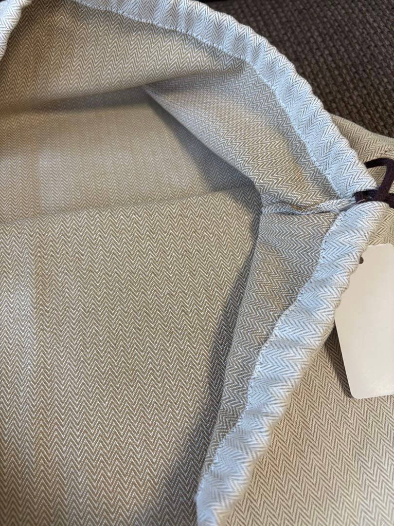 正規品　極美品HERMES バック保存袋 巾着 （45.5x44cm)タグ付