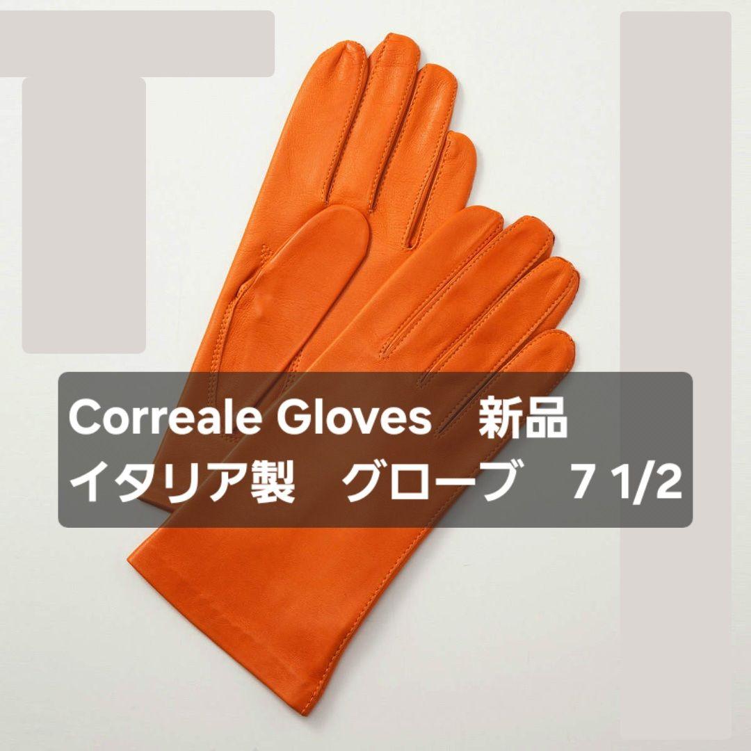 【Yuu S】 コレアーレグローブス　オレンジ　手袋 7.5　BEAMS