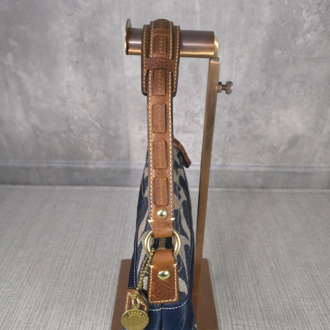 希少柄　コーチ　ソーホー　アクセサリーポーチ　ショルダーバッグ　シグネチャー