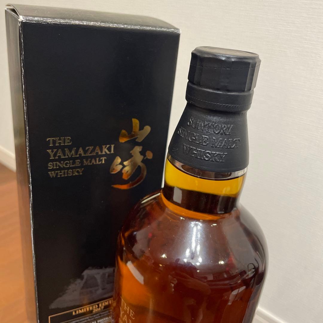 サントリーシングルモルトウイスキー　山崎2017 リミリット　箱付き　未開封