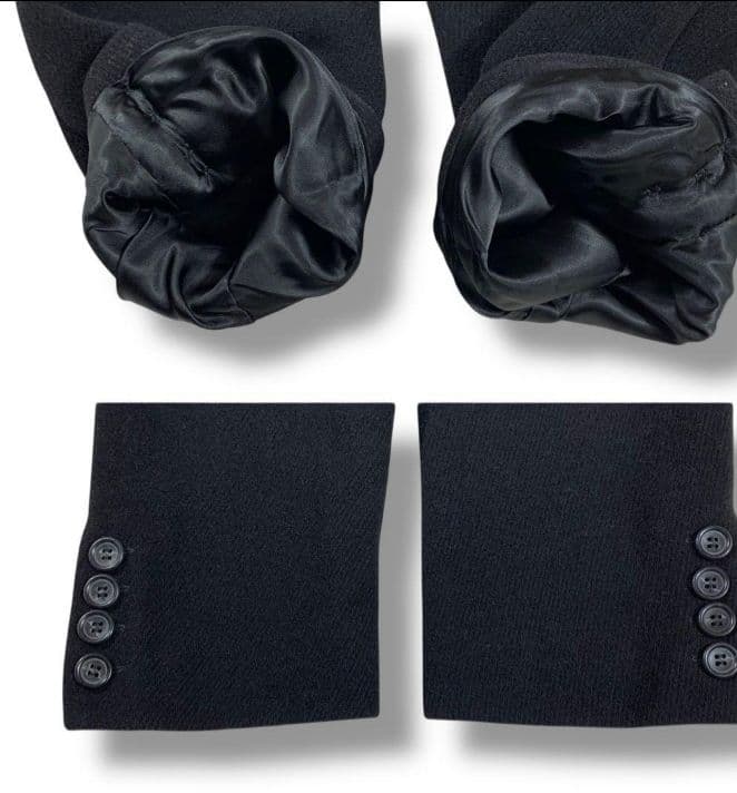 【美品】マックスマーラ チェスターコート ロング丈 アンゴラ混 ネイビー 40