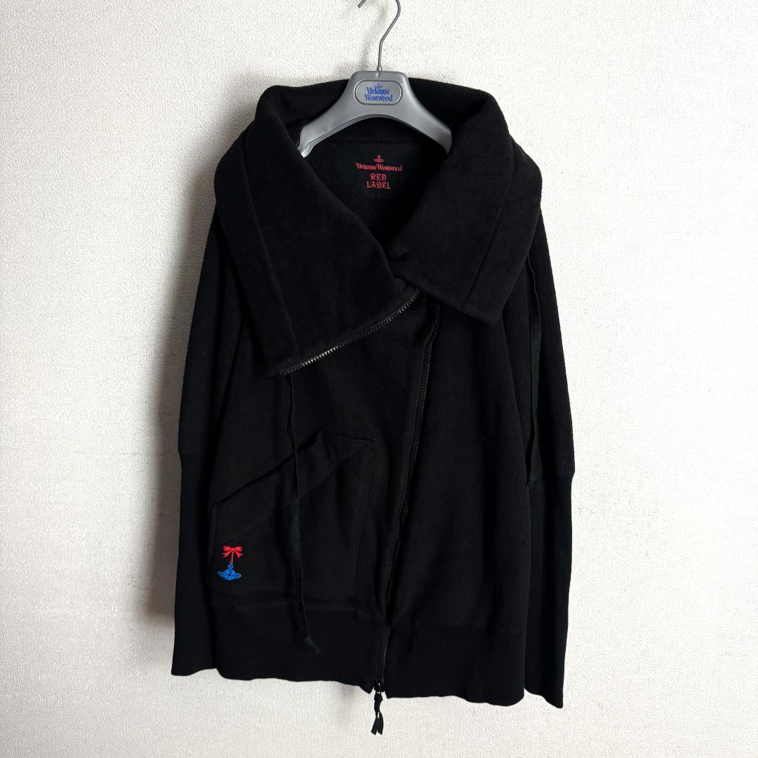 【☆高級モデル☆ダブルジップ☆オーバーサイズ】ヴィヴィアン 刺繍ジャケット