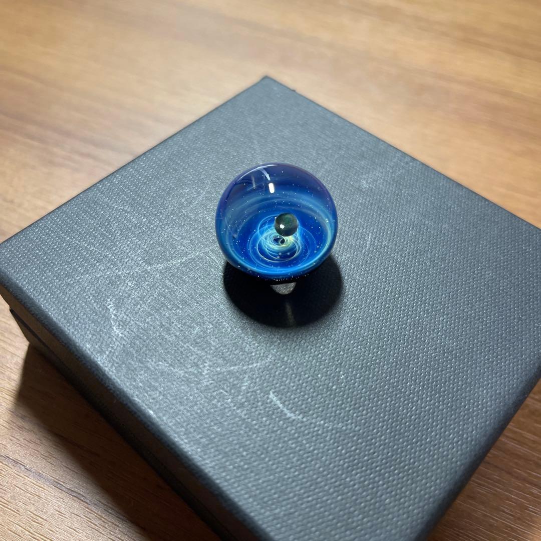 宇宙ガラス +α オパール 正規品 星 惑星 ペンダント クリスタル