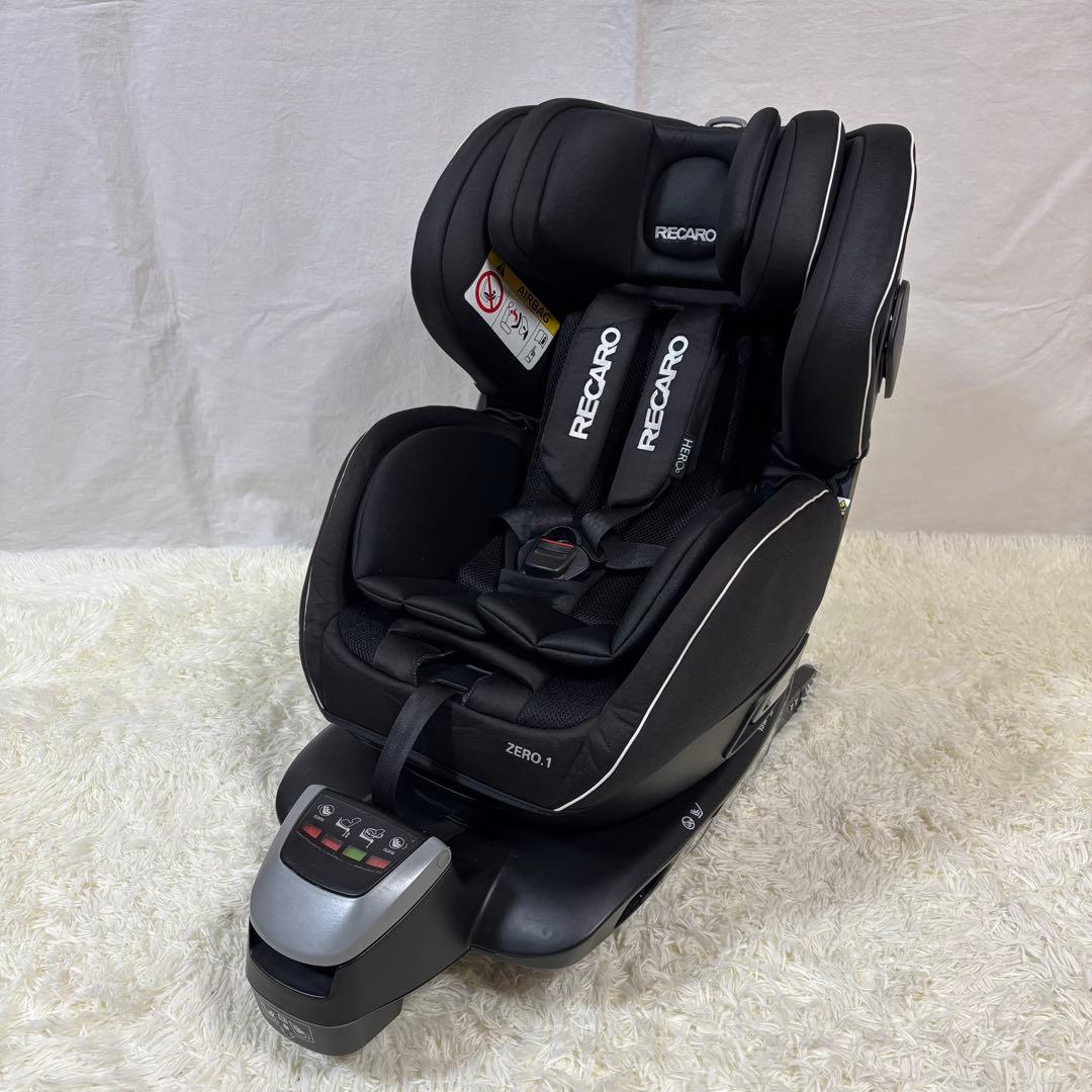 美品　RECARO　レカロ　ZERO１　ISOFIX チャイルドシート　ブラック