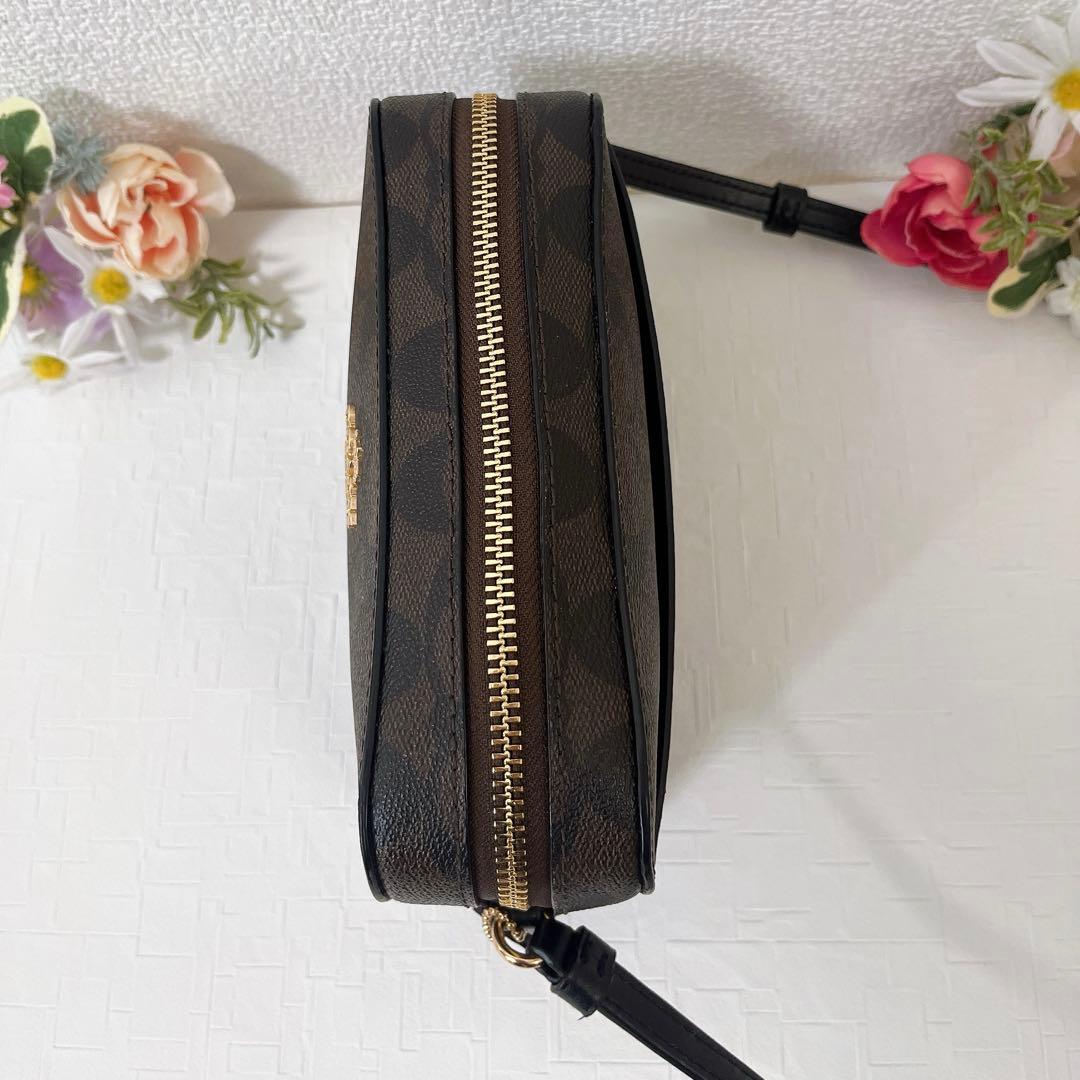 【極美品】COACH コーチ ショルダーバッグ 斜め掛け シグネチャー チャーム