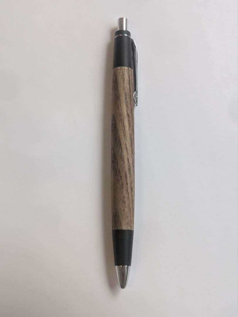 野原工芸　新型シャープペンシル　神代タモ　シルバー