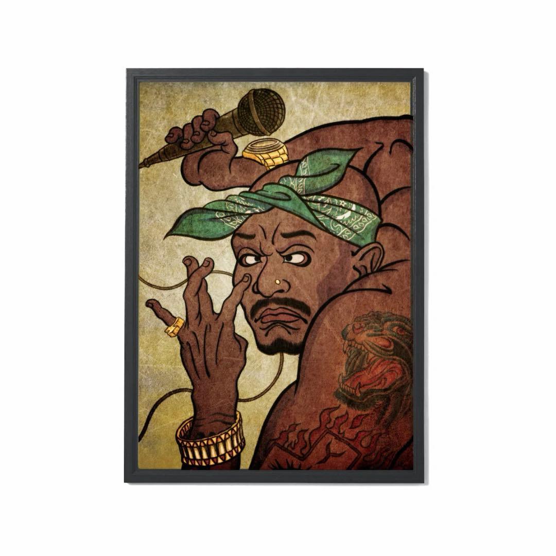 APPLEBUM 2pac tupac浮世絵ポスター A1サイズ 完売品