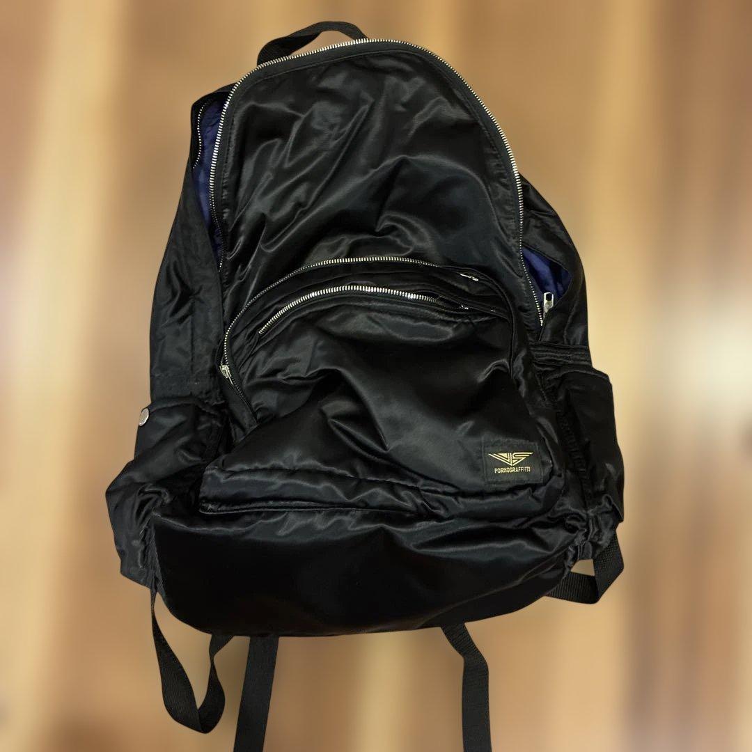 ポルノグラフィティ ブラック バックパック