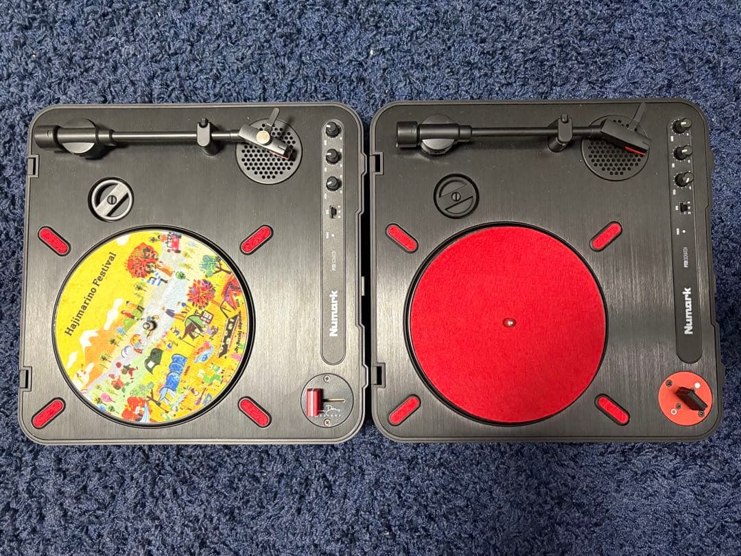Numark PT01 SCRATCH 2台(1台カスタム品)