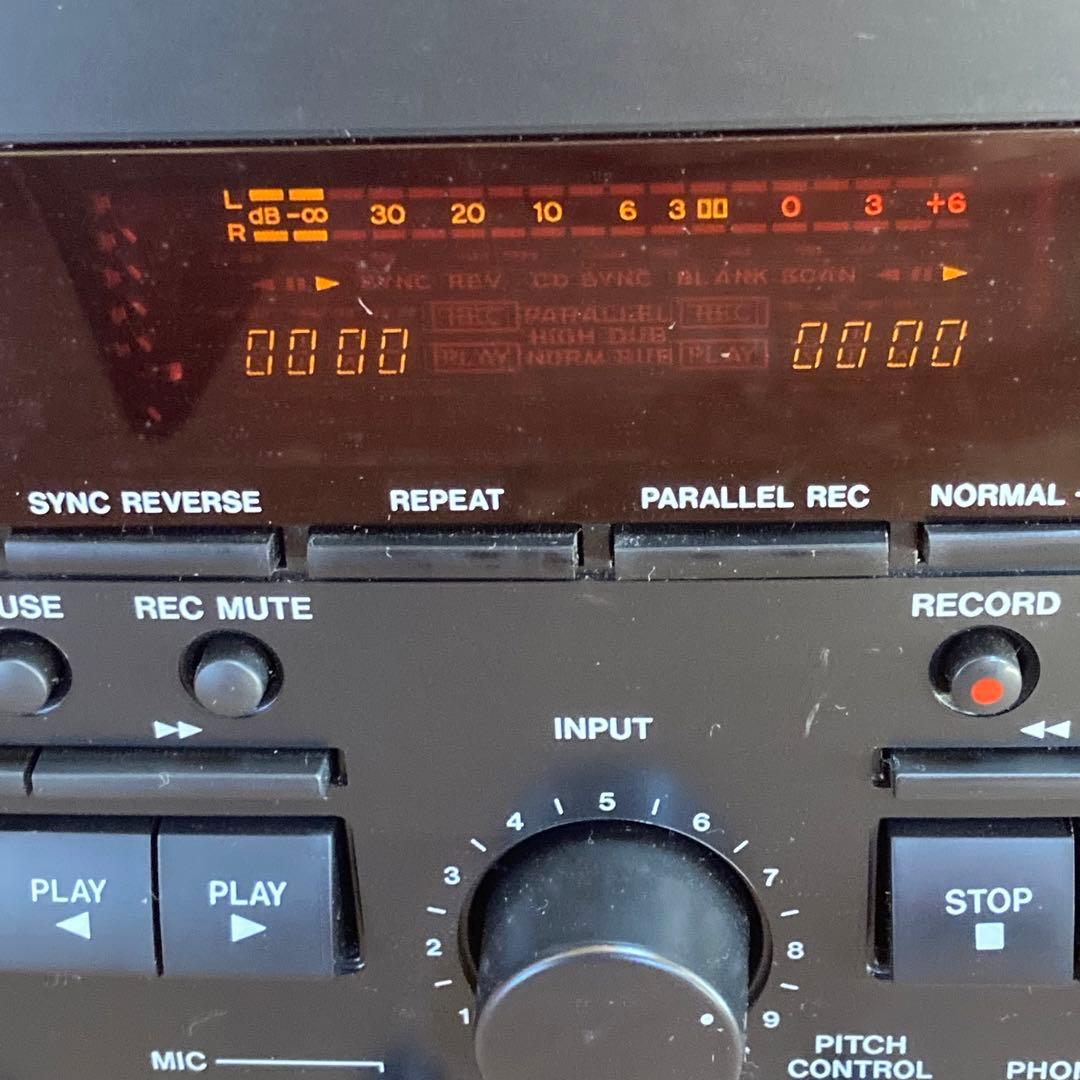 タスカム　TASCAM 202mkV　ダブルカセットデッキ