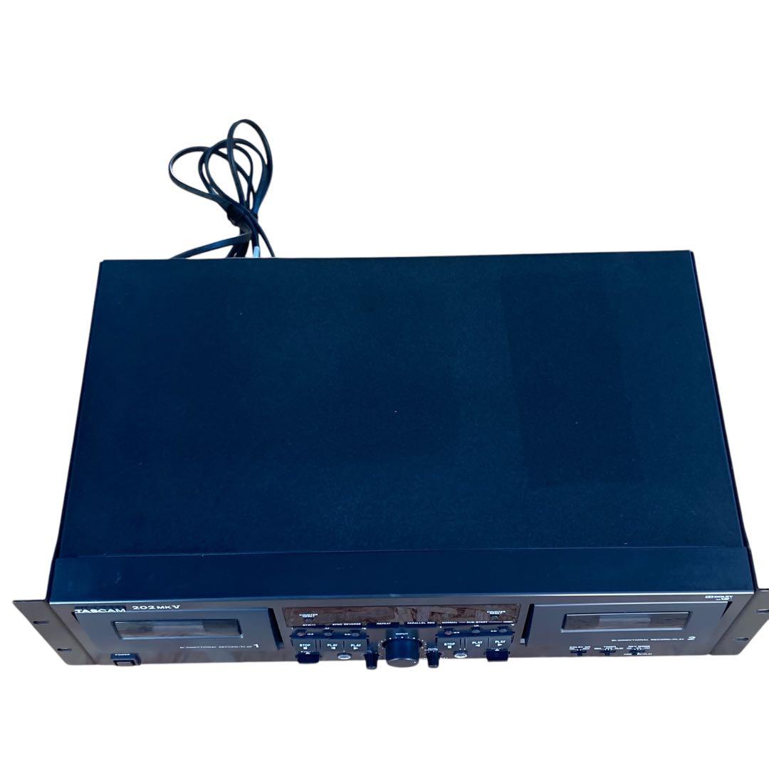 タスカム　TASCAM 202mkV　ダブルカセットデッキ