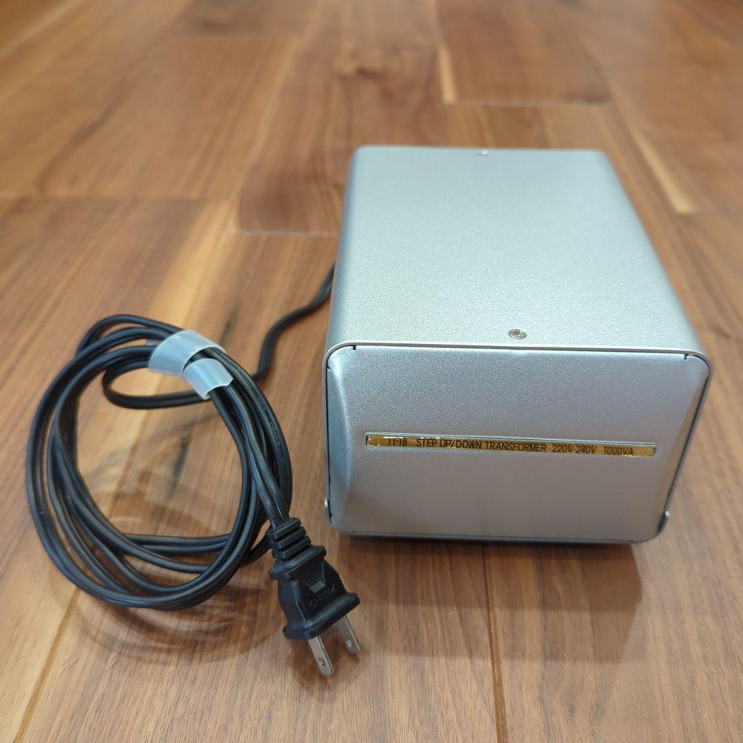 【カシムラ】変圧器TI-18 220V-240V 1000VA