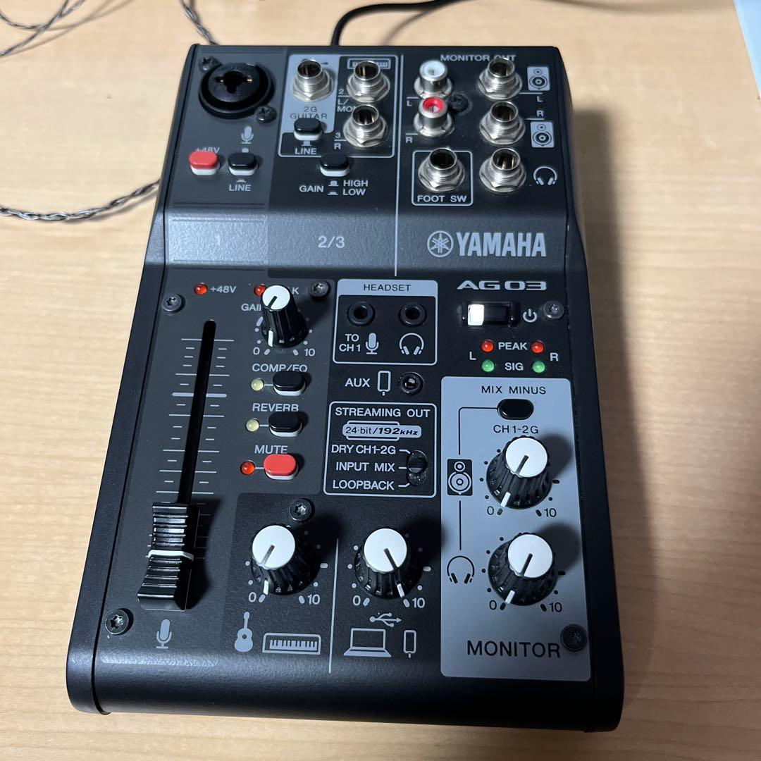 YAMAHA AG03mk2 オーディオインターフェース