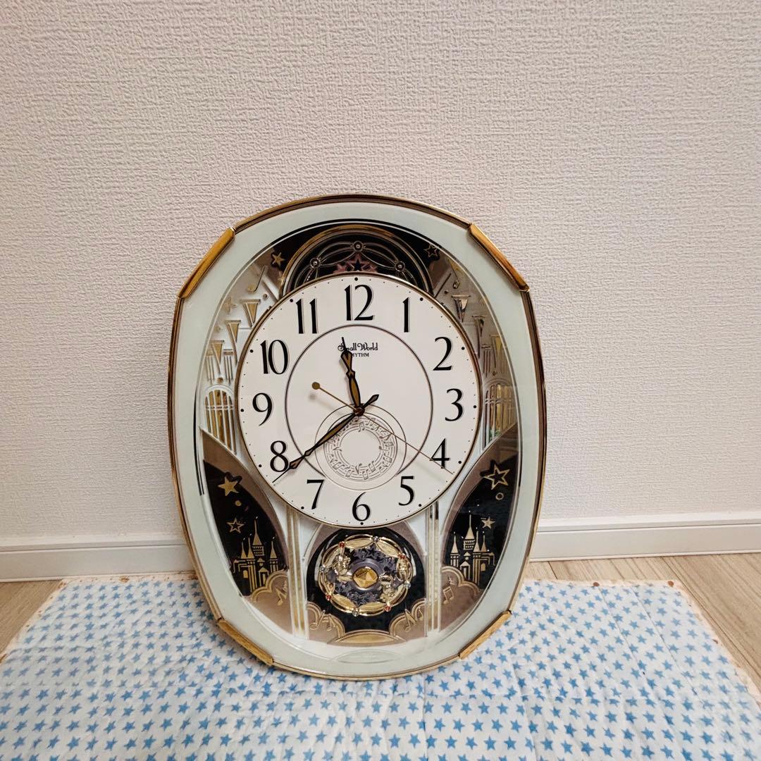 Small World リズムメロディからくり電波時計 スモールワールド
